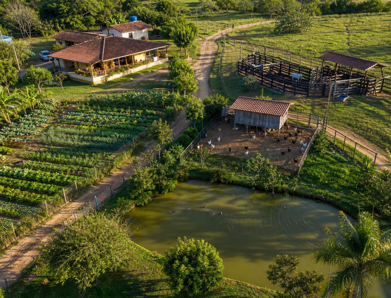 Finca productiva organizada